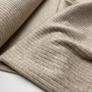 Viskose Strick Stoff beige