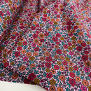 Swafing Elli French Terry Stoff Blumen rosa
