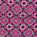 Viskose Ecovero Stoff Muster pink