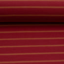 Jersey Stoff Streifen Swafing Isa rot orange