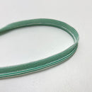 1 Meter Paspel Paspelband gestreift grün