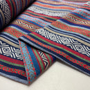 Mexiko Jacquard Webware Stoff blau