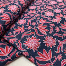 Canvas Stoff Retro Flowers by Emjo Design