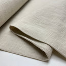 Leinen Baumwolle Stoff Webware beige