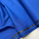 Bambus Hosen Stoff Webware royalblau