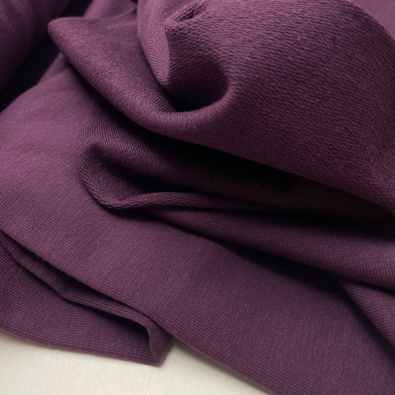 French Terry Sweat lila bordeaux  Swafing Maike