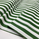 Mind the Maker Baumwoll Leinen Stoff Lined up grün