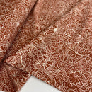 Swafing Autumn Damask Jersey Stoff by Bienvenido Colorido braun