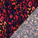 Viskose Stoff Webware Digital Leo Animal Print bunt