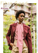 Fibre Mood Baumwolle Stoff Streifen rot