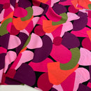 Nerida Hansen Ecovero Stoff Muster pink lila