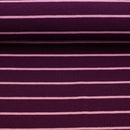 Jersey Stoff Streifen Swafing Isa lila