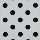 Viskose Stoff Webware Punkte Dots weiß