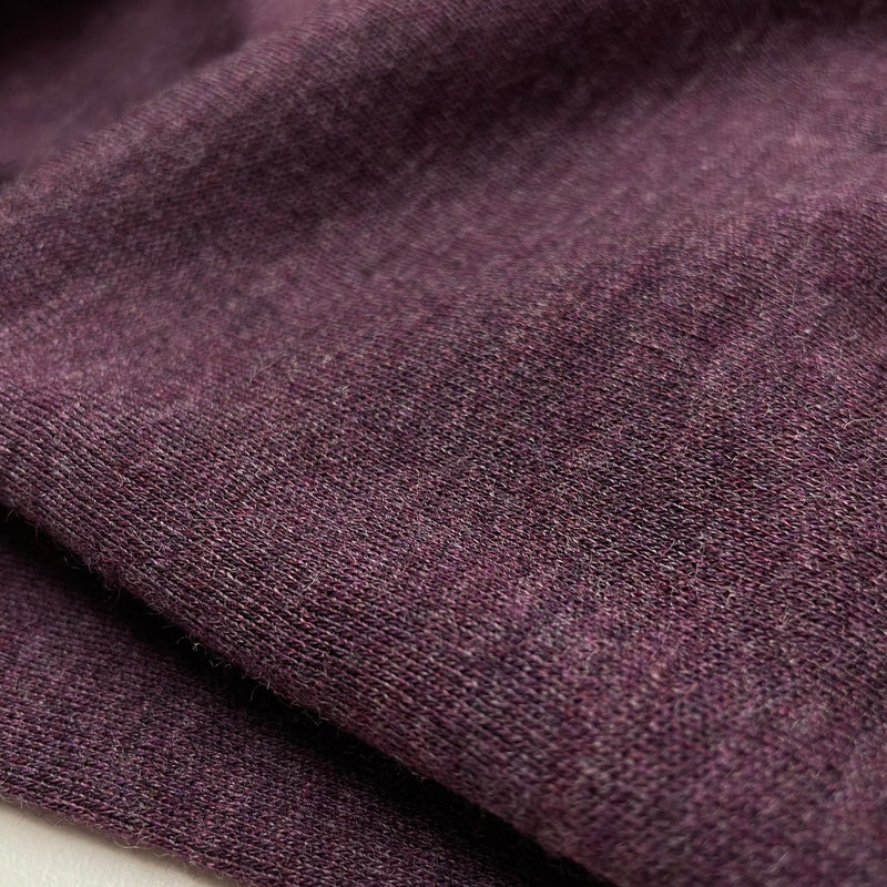 Swafing Merino Strick Stoff aubergine