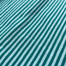 Jersey Stoff Streifen petrol