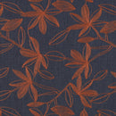 Denim Jeans leichte Baumwolle Stoff mit Stickerei dunkelblau