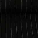 Swafing Landshut Leinen Viskose Stoff Streifen schwarz