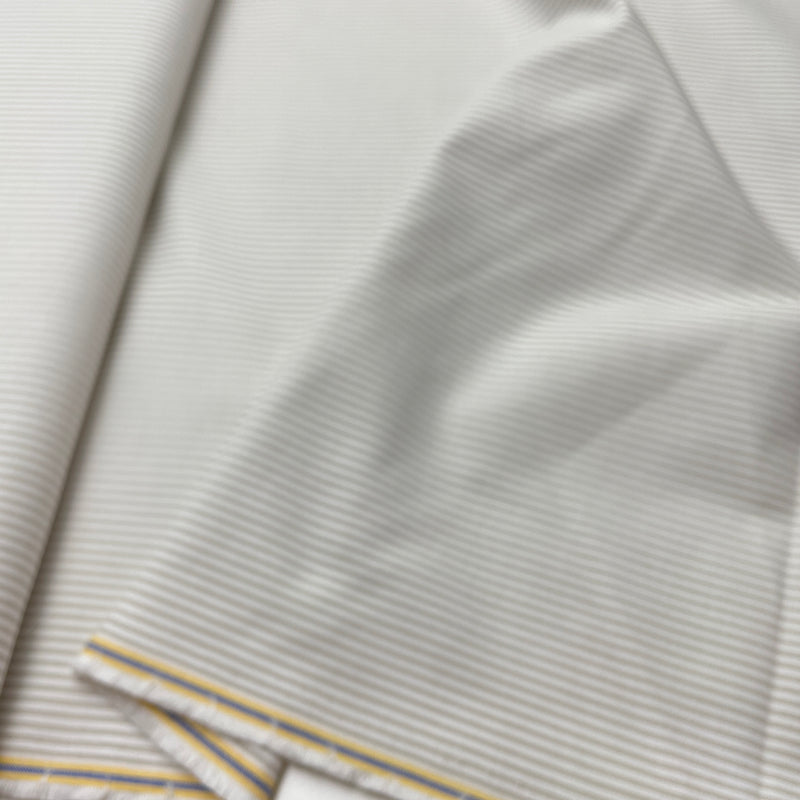 Westfalenstoffe Stoff Kyoto Baumwolle Streifen beige