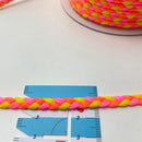 1 Meter Kordel 0,5 cm neon