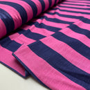Swafing Happy Stripes Viskose Jersey Stoff by Cherry Picking