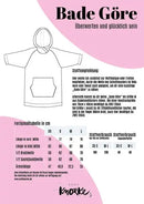 Papierschnittmuster Echt Knorke Bade Göre