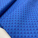 Baumwolle Stoff Webware Muster Blätter blau
