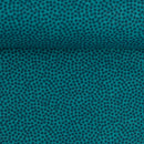 Baumwolle Stoff Punkte petrol Swafing Dotty