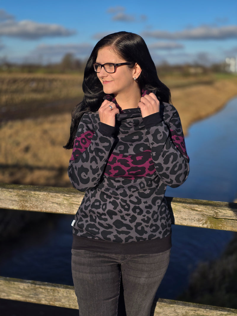 Swafing Leo Heavy Sweat Stoff Animal print