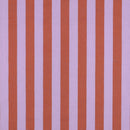 Dyed Baumwolle Stoff Karo Streifen flieder orange