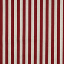 Poppy Design Beschichtete Baumwolle Canvas Stoff Streifen rot
