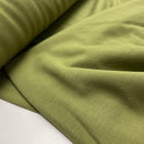 Fibre Mood Sweat Stoff uni grün oliv