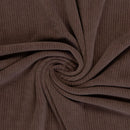 Swafing Juna Sweat Cord Stoff mit Elasthan braun
