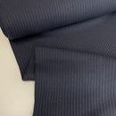 Toptex Bambus Rippenstrick Stoff uni dunkelblau
