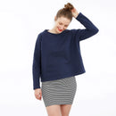Papierschnittmuster Studio Schnittreif Oversized Sweater Frau Isa