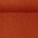 Baumwolle Stoff Punkte rostfarben Swafing Dotty