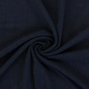Swafing Lissabon Viskose Leinen Stoff uni dunkelblau