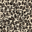 Teddy Plüsch Stoff Jackenstoff Leo beige