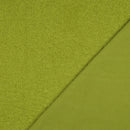 Teddy Stoff Jackenstoff mit Fleeceabseite hellgrün