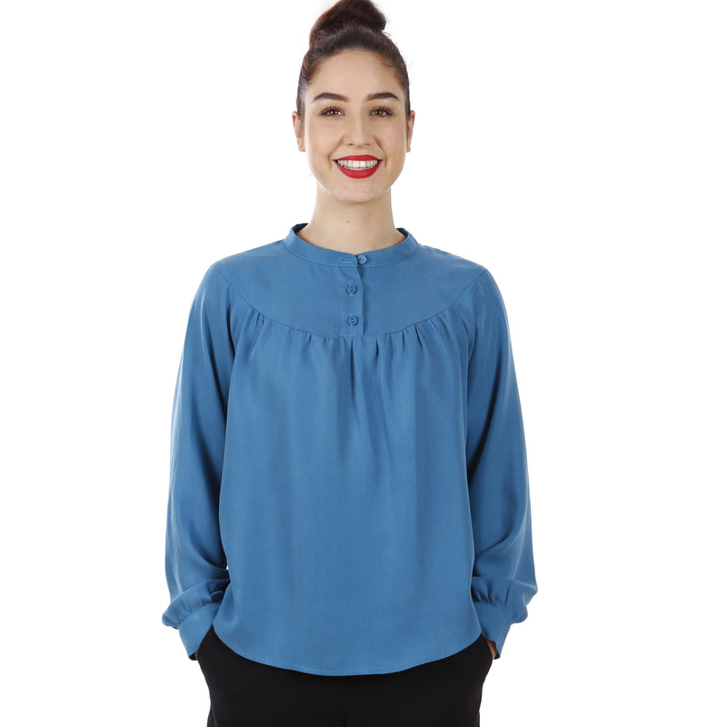 Papierschnittmuster Schnittreif Bluse Frau Uta