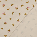 Jennifer  Bouron Rippjersey Stoff Muster Croissant