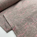 Rico Design Jersey Stoff taupe neonpink