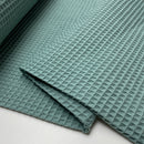 Waffelpiqué Stoff uni mint Cotton Waffle