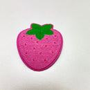 Aufnäher Applikation - Zum Aufbügeln - Erdbeere rosa