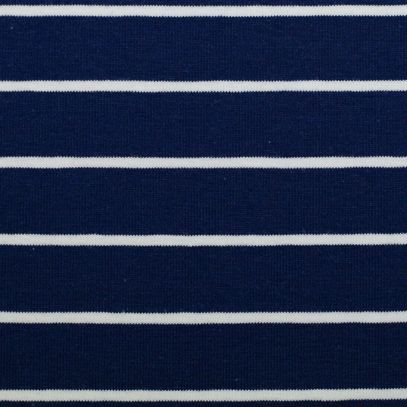 Jersey Stoff Streifen Swafing Isa blau