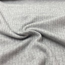 Viskose Strick Stoff hellgrau