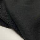 Boucle Stoff Jackenstoff schwarz
