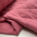 Jacken Doubleface Musselin Stepp Stoff Stepper rosa