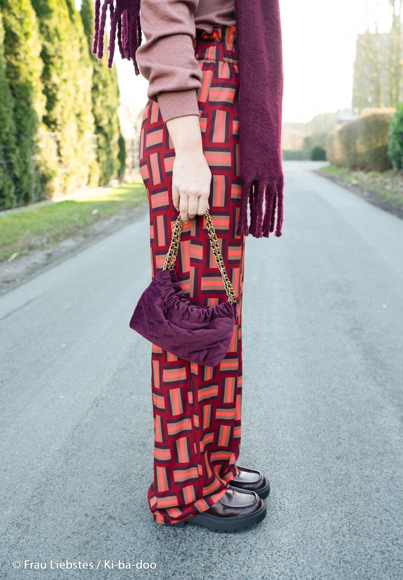 Viskose Stoff Geoluxe Braid Stripe  by Kibadoo