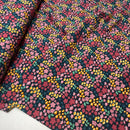 Swafing Jersey Stoff Fleurs by Leusemia Blumen blau