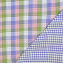 Musselin Stoff Double Gauze Baumwolle kariert
